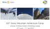 Suisse - 55�me Swiss Mountain Adventure Camp - 15 � 19 ans